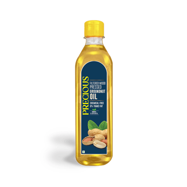 Precious_groundnut oil_500ML_front